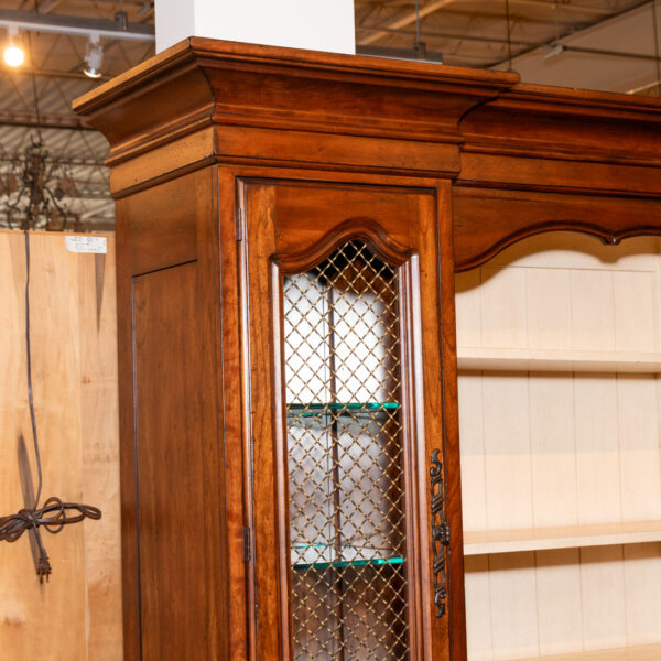 HARDEN Wood and Off White Breakfront Cabinet - Image 2
