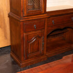 HARDEN Wood and Off White Breakfront Cabinet - Image 7