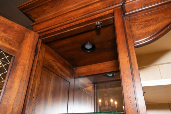 HARDEN Wood and Off White Breakfront Cabinet - Image 4