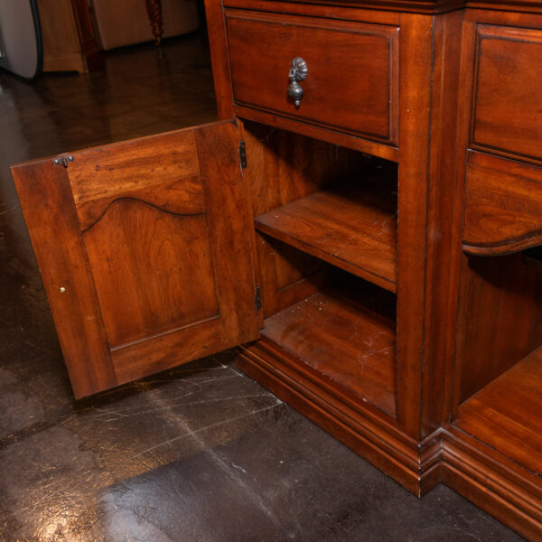 HARDEN Wood and Off White Breakfront Cabinet - Image 8