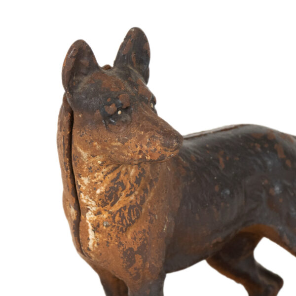 Antique Cast Iron German Shepard - Image 2