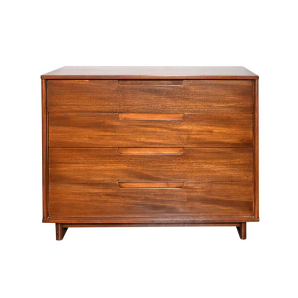Vintage DREXEL Mid Century Modern Walnut Chest - Image 1