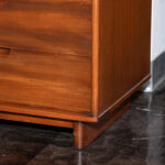 Vintage DREXEL Mid Century Modern Walnut Dresser - Image 4