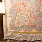 6’2” x 9’ Karastan Machine Made Wool Floral Kirmen Rug - Image 6