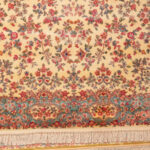 6’2” x 9’ Karastan Machine Made Wool Floral Kirmen Rug - Image 4
