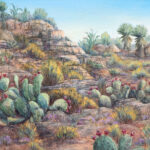 WILMA GROOM Original Desert Landscape Painting - Image 3
