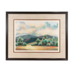 “Navajo Sunset” Signed Monoprint