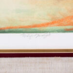 “Navajo Sunset” Signed Monoprint - Image 5