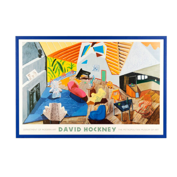 DAVID HOCKNEY Metropolitan Museum of Art Framed Poster - Image 1