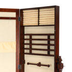 Cherry Framed Cheval Mirror with Jewelry Storage - Image 6