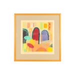“Plazza Rome” Original Colorful Street Scene