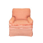 SHERRILL FURNITURE Accent Armchair in Peach Tween Upholstery
