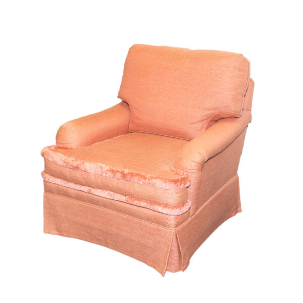 SHERRILL FURNITURE Accent Armchair in Peach Tween Upholstery - Image 2
