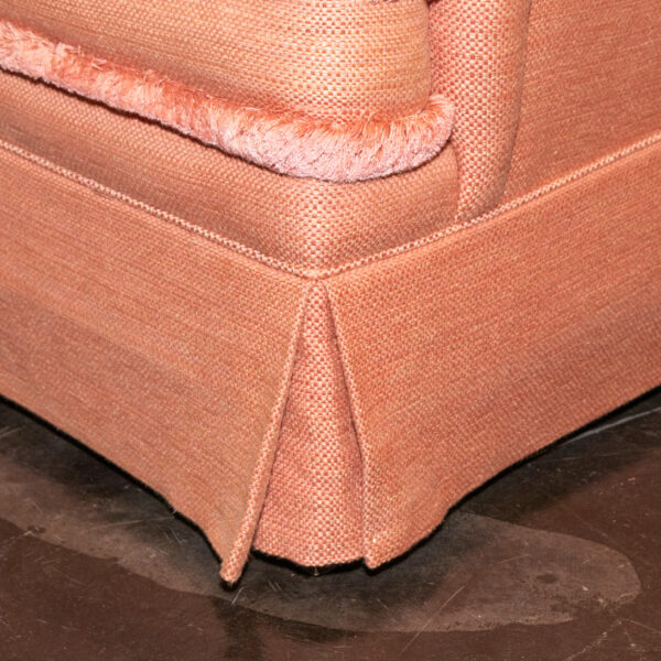 SHERRILL FURNITURE Accent Armchair in Peach Tween Upholstery - Image 5