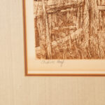 MARY VICKERS “Letter from Daddy” Artist Proof Etching - Image 2