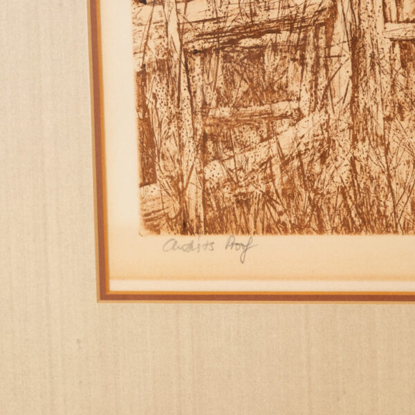 MARY VICKERS “Letter from Daddy” Artist Proof Etching - Image 2