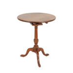 George III Style Mahogany Flip Top Tripod Table
