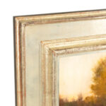 DOUGLAS FRYER SMITH Oil on Canvas of Farm at Sunset - Image 3