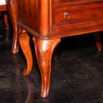 Six Drawer Sideboard on Cabriole Legs in Cherry Finish - Image 6