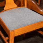Oak Paw Foot Dining Table with 2 Leaves and 4 Chairs - Image 6