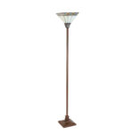 Art and Crafts Style Stained Glass Floor Lamp