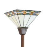Art and Crafts Style Stained Glass Floor Lamp - Image 2