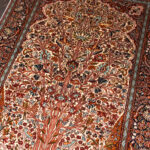 4’ x 6’ Kashmiri Hand Knotted Silk Tree of Life Rug - Image 2