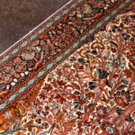 4’ x 6’ Kashmiri Hand Knotted Silk Tree of Life Rug - Image 3