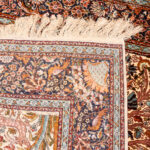 4’ x 6’ Kashmiri Hand Knotted Silk Tree of Life Rug - Image 6