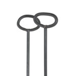 BRADLEY HUBBARD Cast Iron Fireplace Tool Set - Image 2