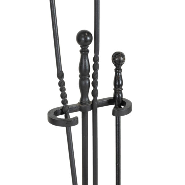 BRADLEY HUBBARD Cast Iron Fireplace Tool Set - Image 3