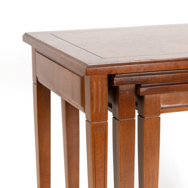 Set of 3 Nesting Tables in Cherry Finish - Image 4