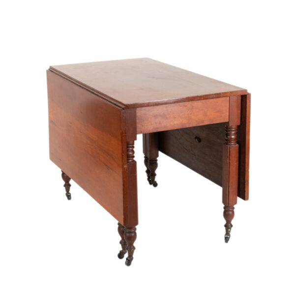 Antique Cherry Farmhouse Drop Leaf Dining Table - Image 2