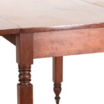 Antique Cherry Farmhouse Drop Leaf Dining Table - Image 4