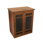 Antique Wall Mounted Cabinet - Image 2