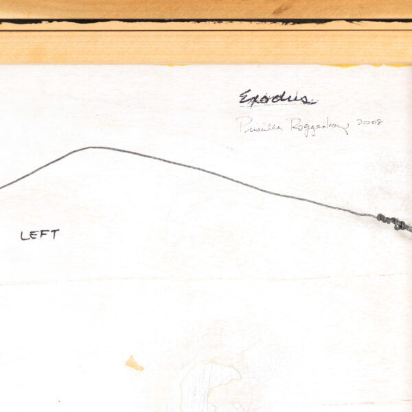 PRISCILLA ROGGENKAMP “Exodus-Left” Mixed Media on Panel - Image 5