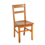 Vintage Oak Child Roll Top Desk with Chair - Image 7
