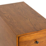 Oak Two Drawer File Cabinet - Image 2
