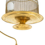 Vintage HENDRYX Brass Bird Cage with Stand - Image 3