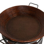 Vintage Wrought Iron and Rattan Tray Table - Image 2