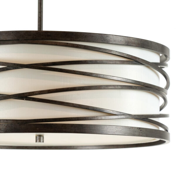 KICHLER KRASI Four Light Chandelier in Warm Bronze Finish - Image 2