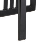 Set of 4 Postmodern Slat Back Dining Chairs in Black Lacquer - Image 5