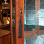 Amish Made Cherry Corner Curio Cabinet - Image 5