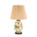 FREDERICK COOPER Hand Painted Porcelain Ginger Jar Lamp