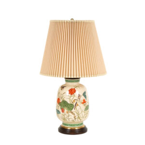 FREDERICK COOPER Hand Painted Porcelain Ginger Jar Lamp