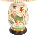 FREDERICK COOPER Hand Painted Porcelain Ginger Jar Lamp - Image 3