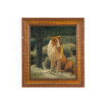 Original Oil Painting of a Collie