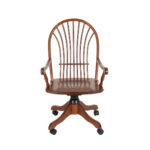Amish Made Cherry Windsor Back Desk Chair