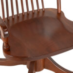 Amish Made Cherry Windsor Back Desk Chair - Image 4