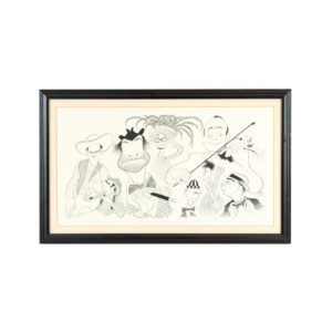 AL HIRSCHFELD “CBS Tuesday” Lithograph